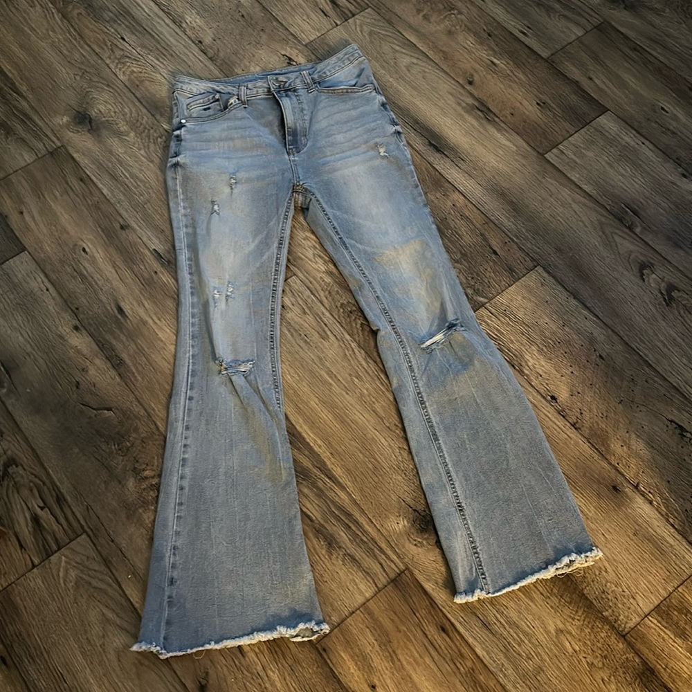 Women’s High Waist Flare Leg Jeans size 7 Juniors